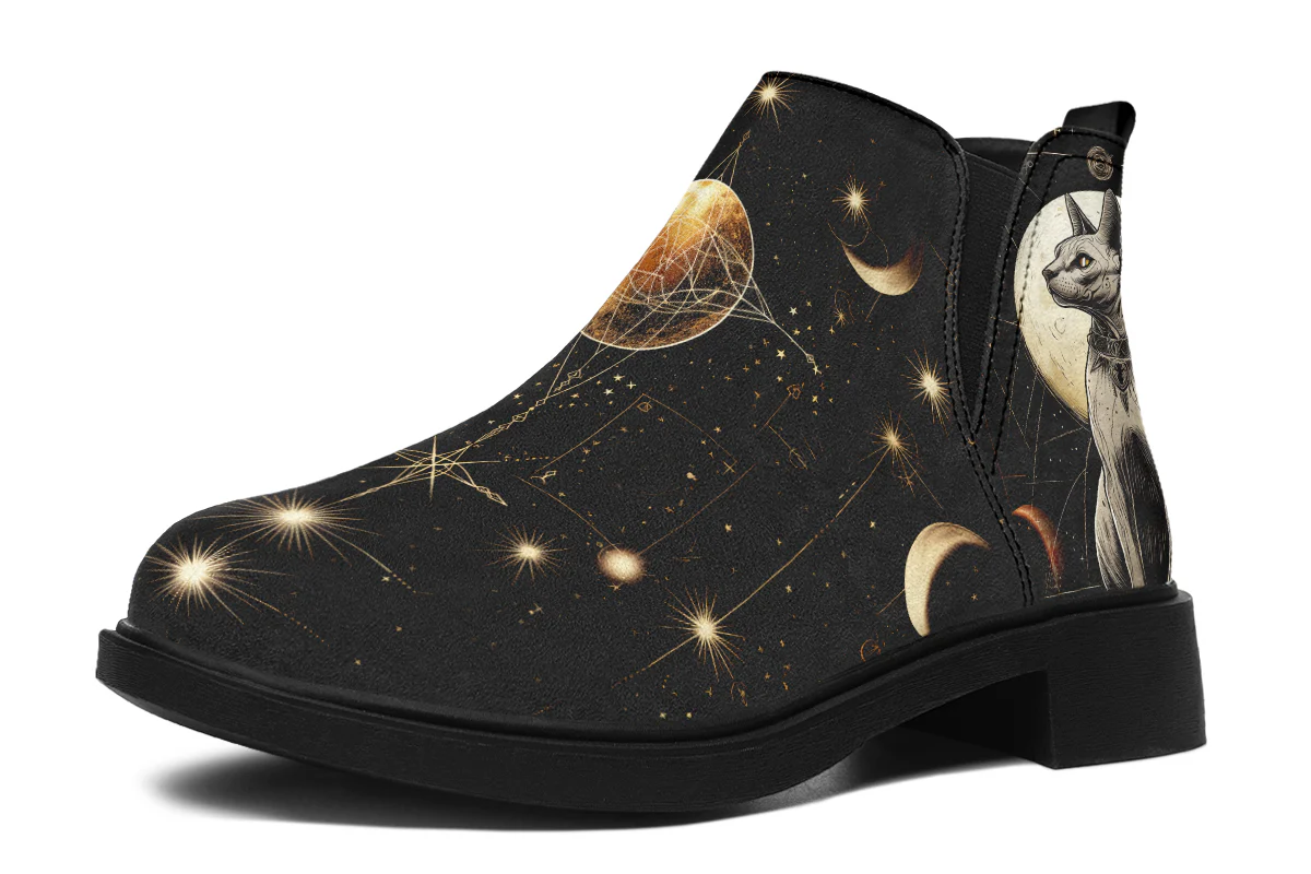 Lunar Sphynx Cat Chelsea Boots - Image 2