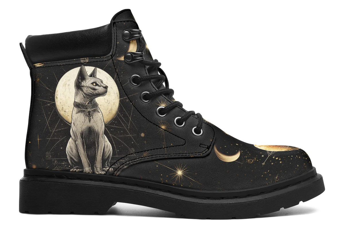 Lunar Sphynx Cat Classic Boots - Image 3
