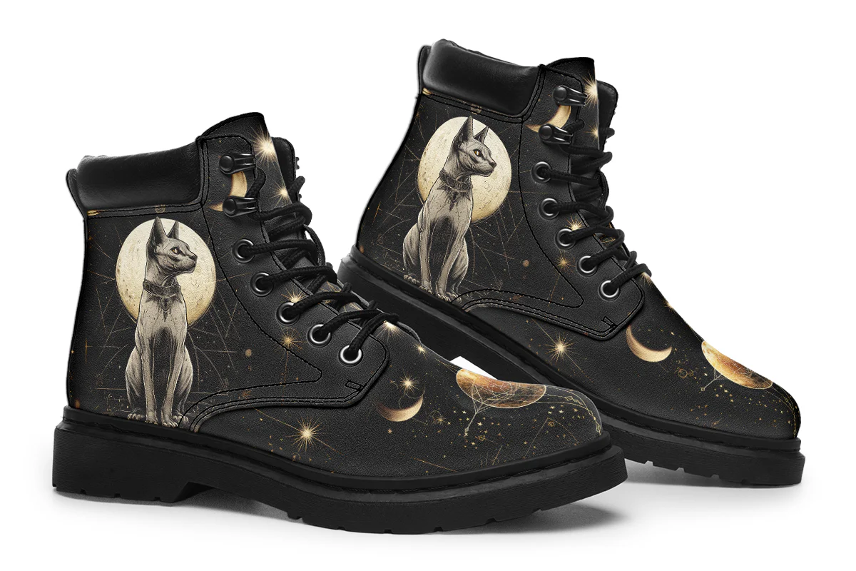 Lunar Sphynx Cat Classic Boots - Image 7