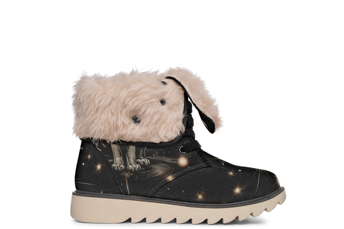 Lunar Sphynx Cat Fold Over Winter Boots - Image 10