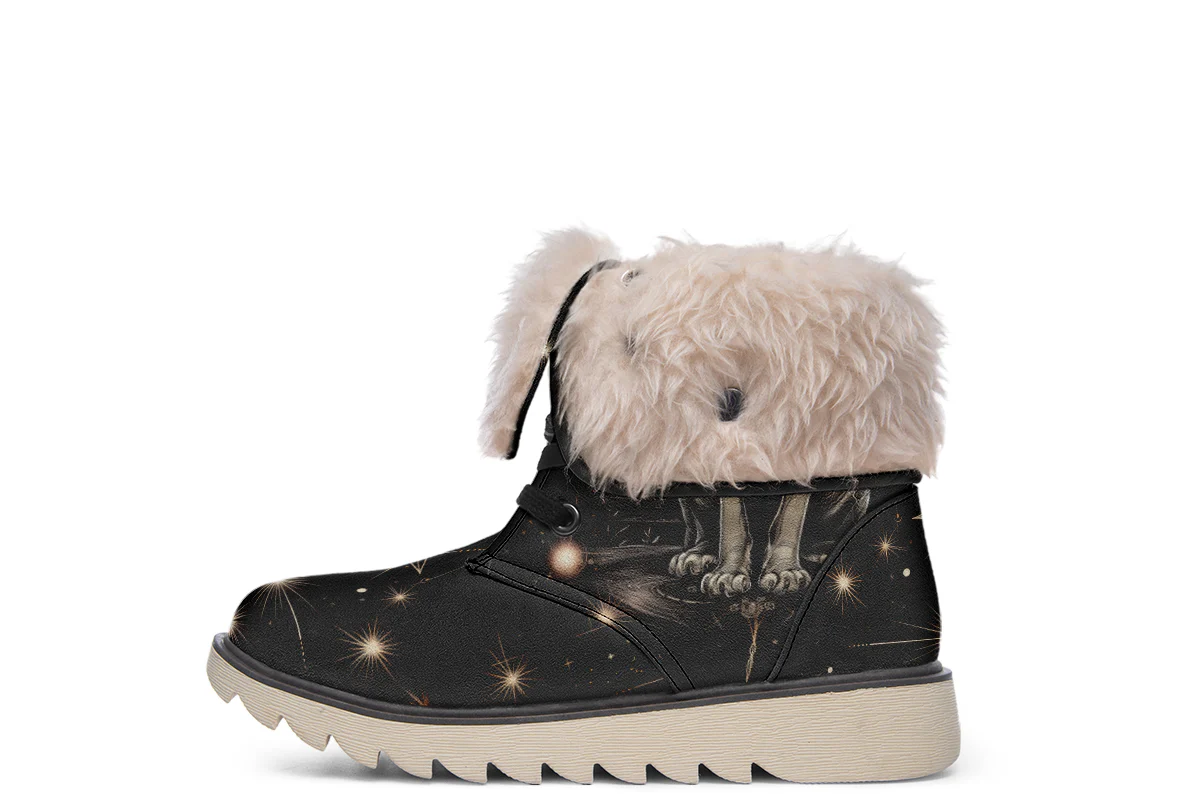 Lunar Sphynx Cat Fold Over Winter Boots - Image 9