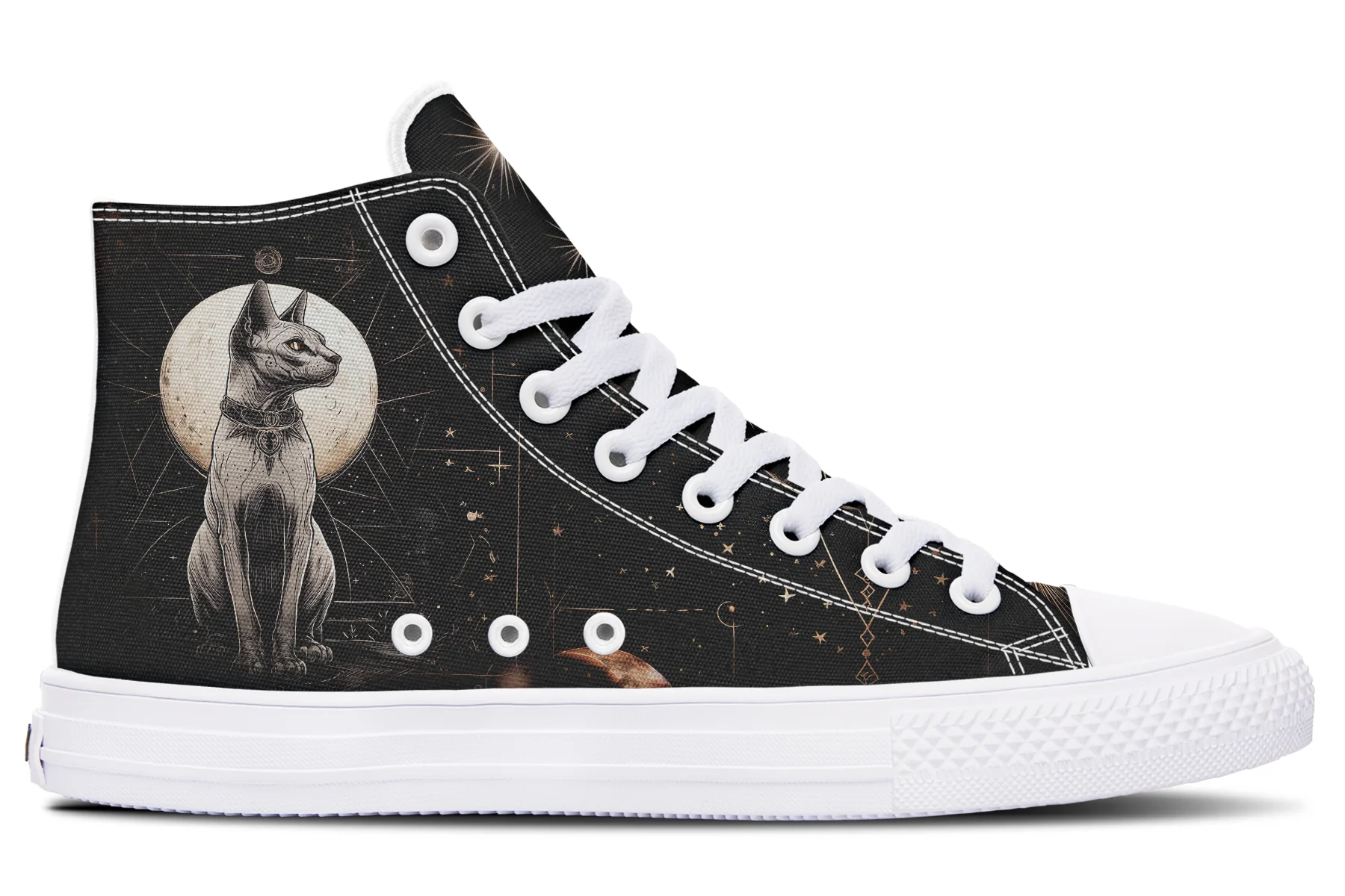 Lunar Sphynx Cat High Tops - Image 12