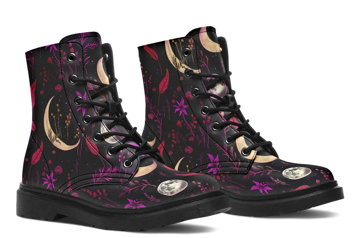 Magenta Moonlit Botanica Boots - Image 2
