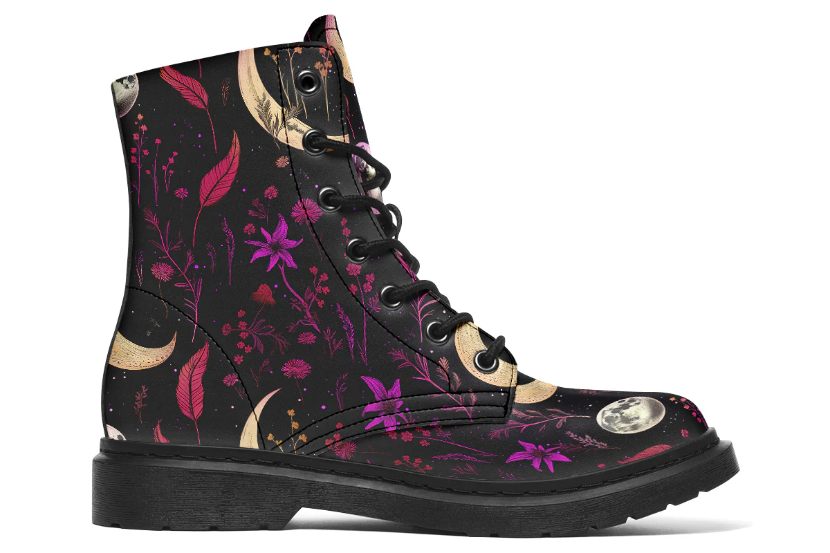 Magenta Moonlit Botanica Boots - Image 3