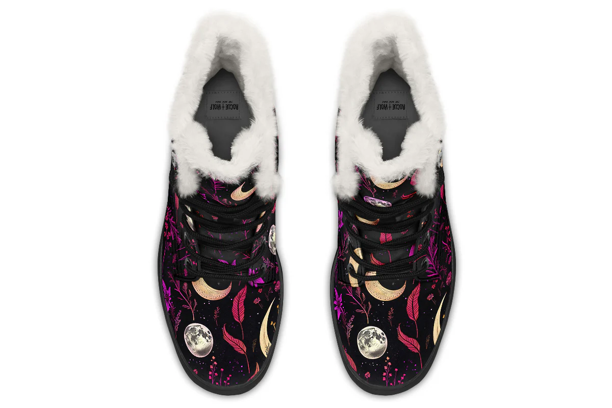 Magenta Moonlit Botanica Winter Boots - Image 7
