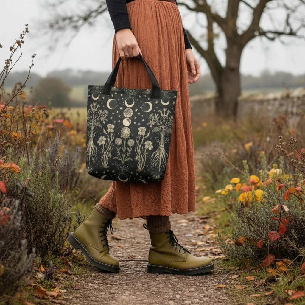 Mandragora Lunaris Tote Bag - Image 3