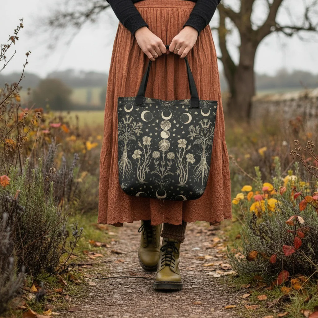 Mandragora Lunaris Tote Bag - Image 5