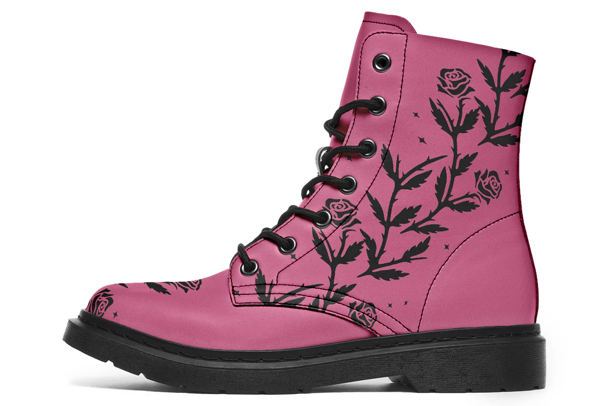 Mauve Black Widow Boots