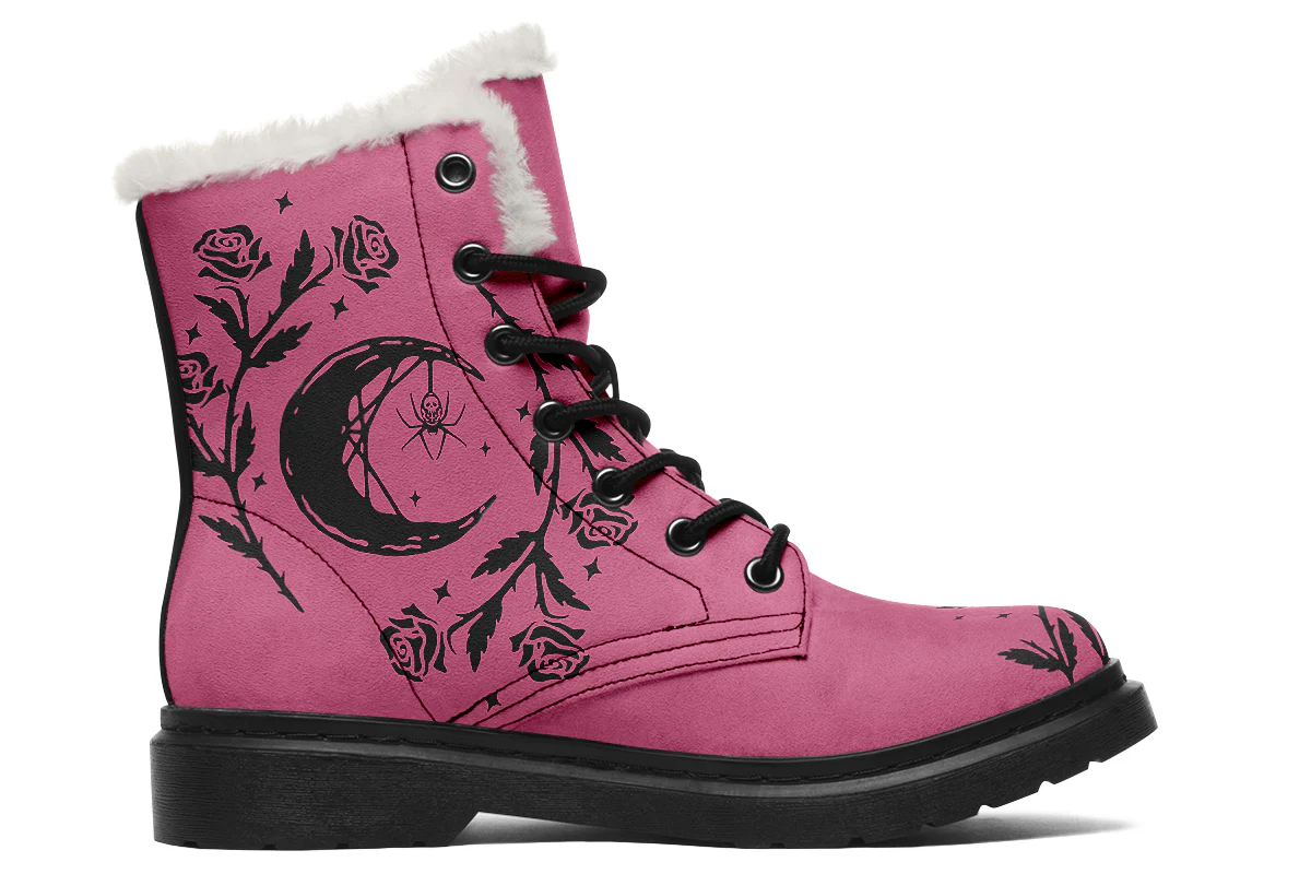 Mauve Black Widow Winter Boots - Image 2