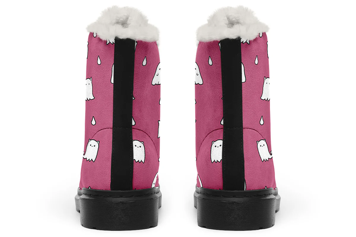Mauve Ghost Party Winter Boots - Image 4