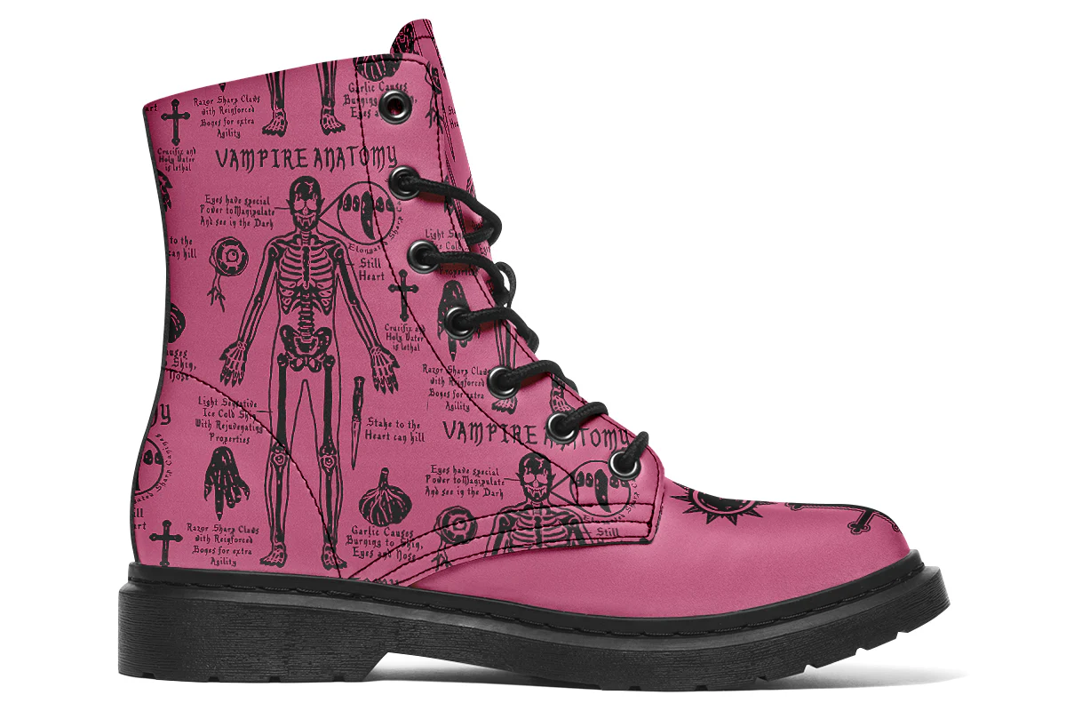 Mauve Vampire Study Boots - Image 3