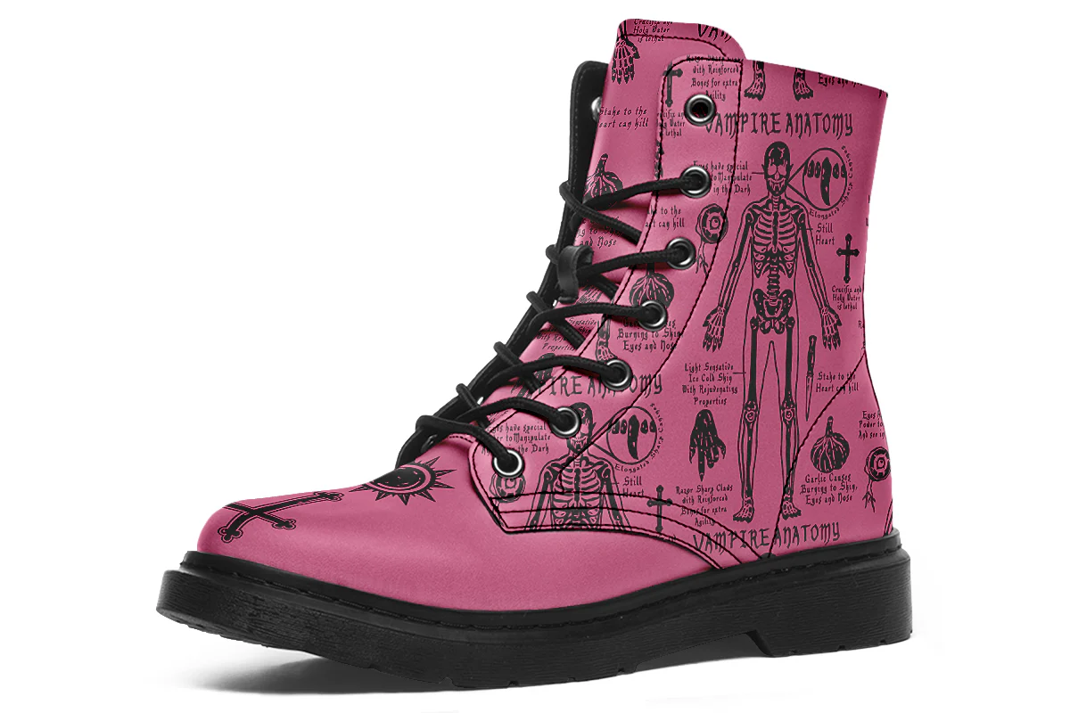 Mauve Vampire Study Boots - Image 4