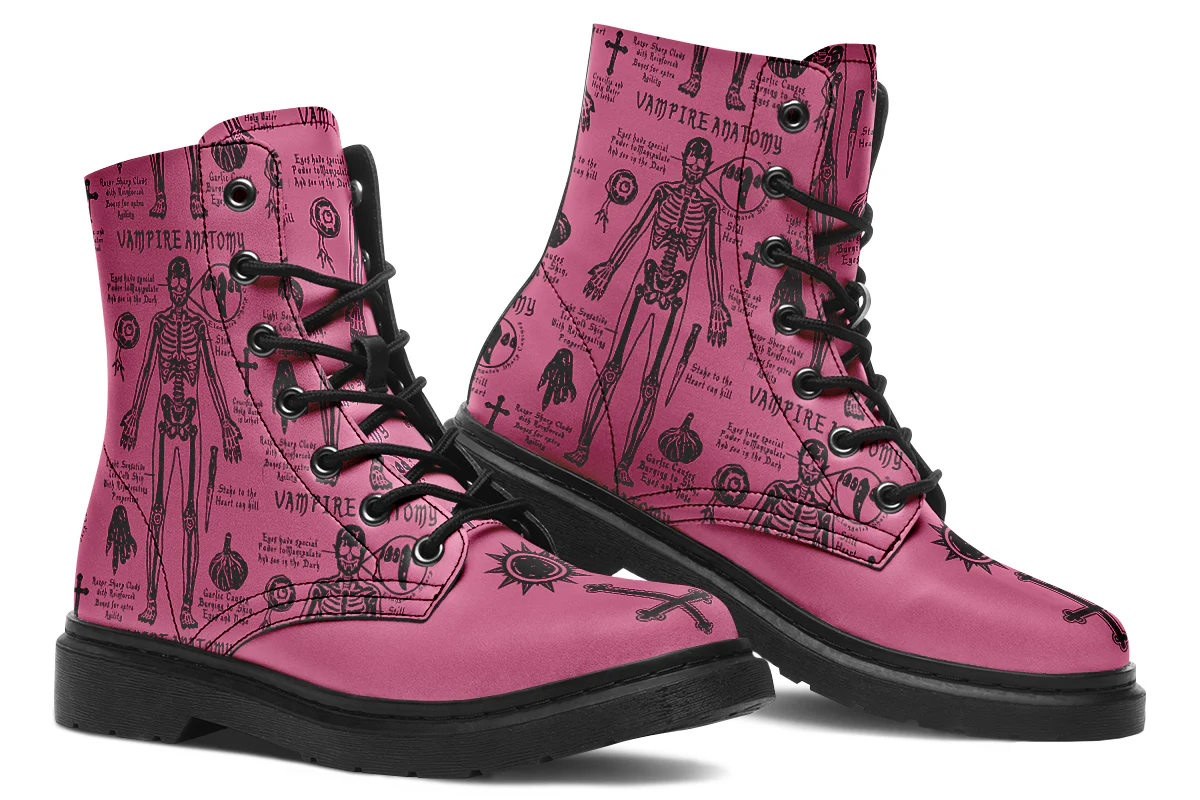 Mauve Vampire Study Boots - Image 5