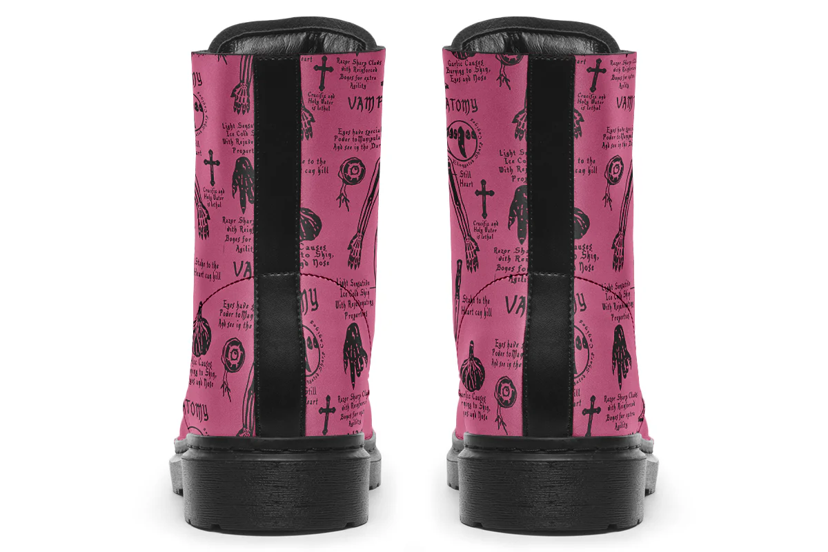 Mauve Vampire Study Boots - Image 7