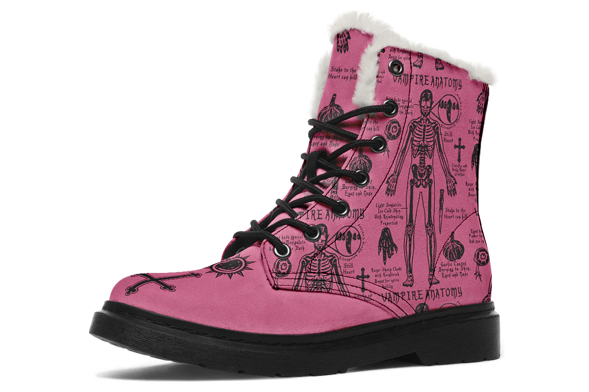 Mauve Vampire Study Winter Boots