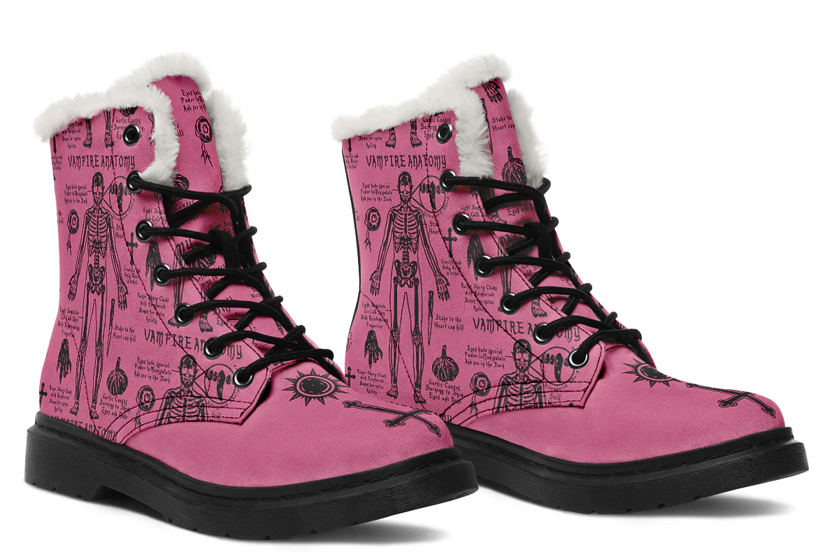 Mauve Vampire Study Winter Boots - Image 6