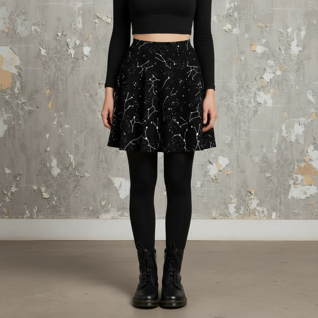 Midnight Atlas Skater Skirt - Image 2