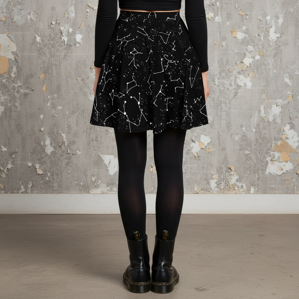Midnight Atlas Skater Skirt - Image 4