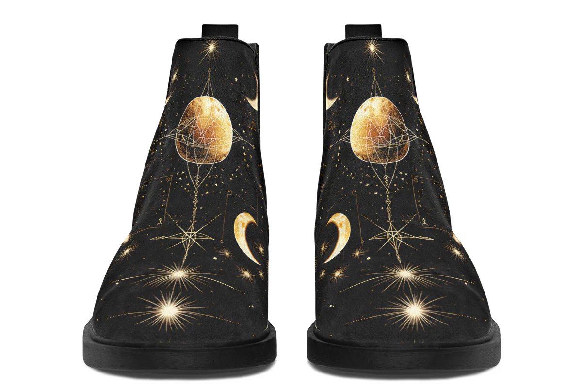 Midnight Cat Chelsea Boots - Image 4