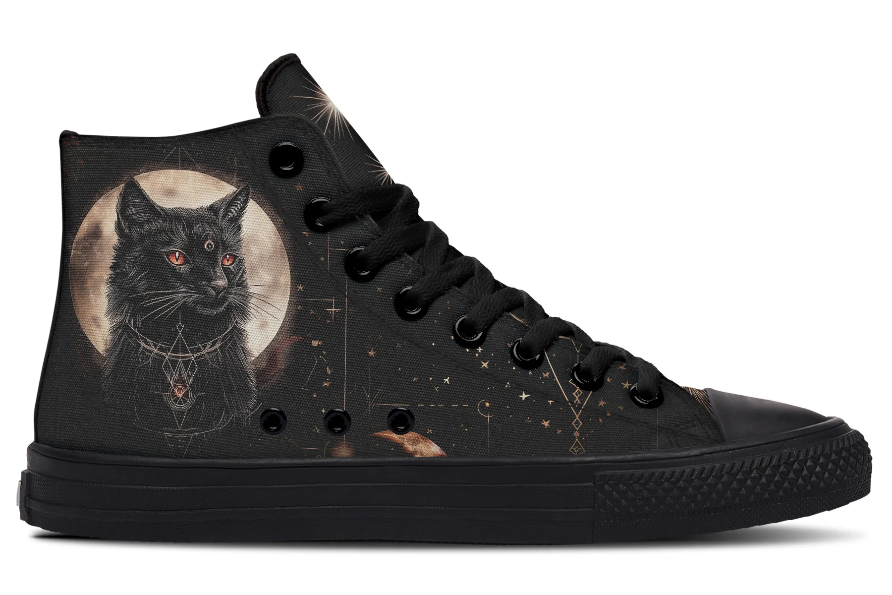 Midnight Cat High Tops - Image 3