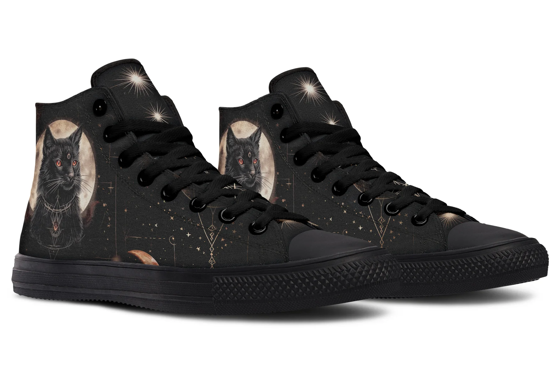 Midnight Cat High Tops - Image 4