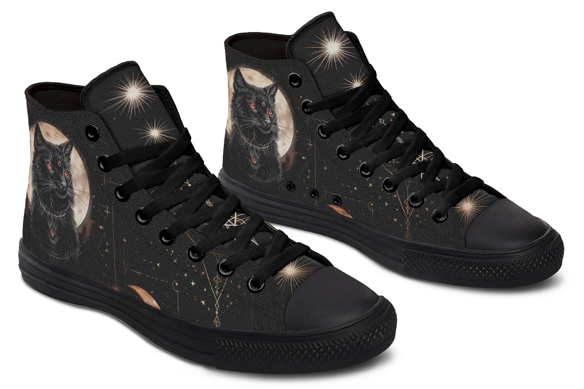 Midnight Cat High Tops - Image 5