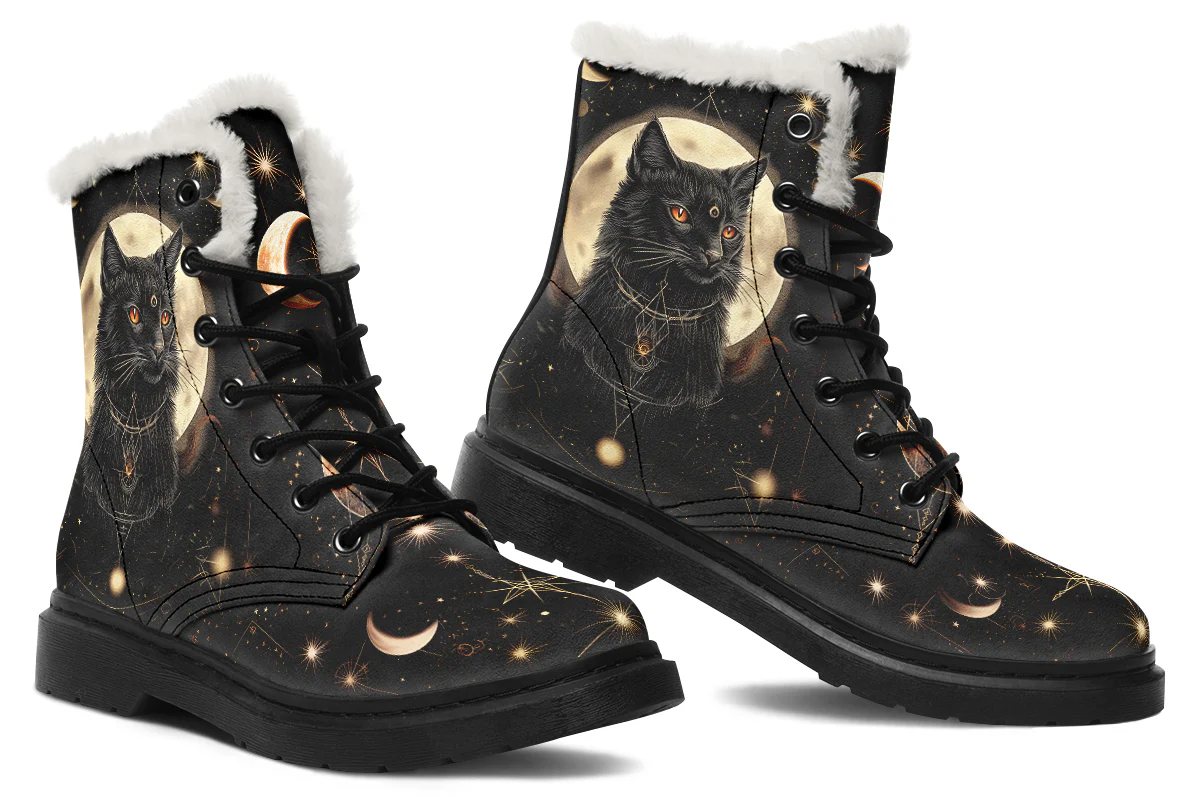 Midnight Cat Winter Boots - Image 5