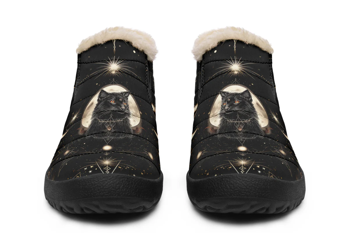 Midnight Cat Winter Sneakers - Image 4
