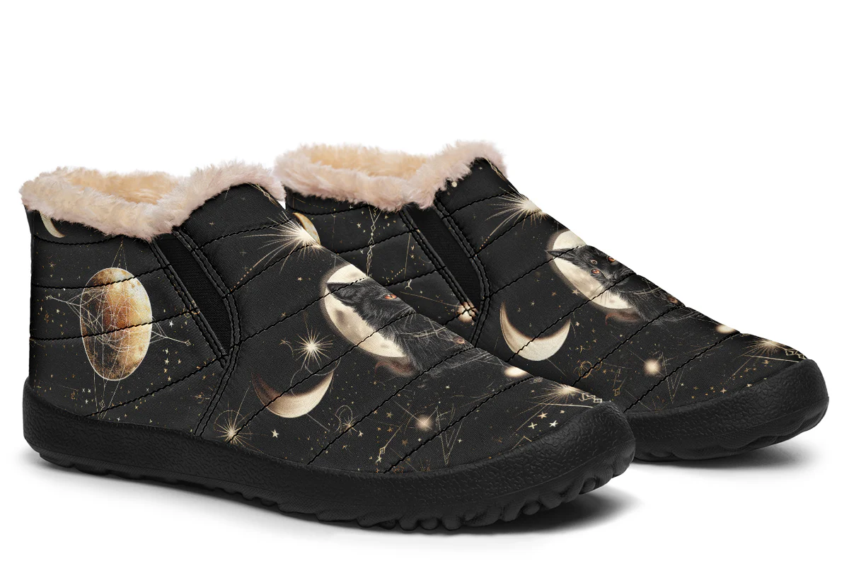 Midnight Cat Winter Sneakers - Image 7