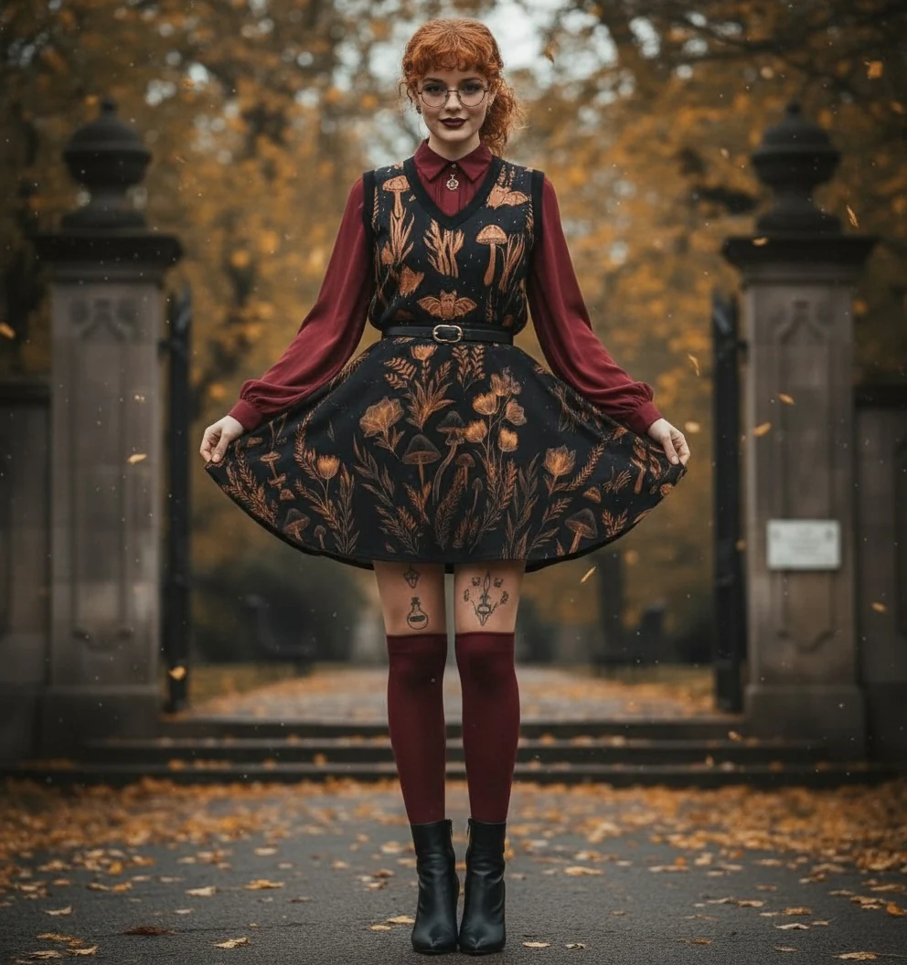 Midnight Forage Knitted Vest - Image 6