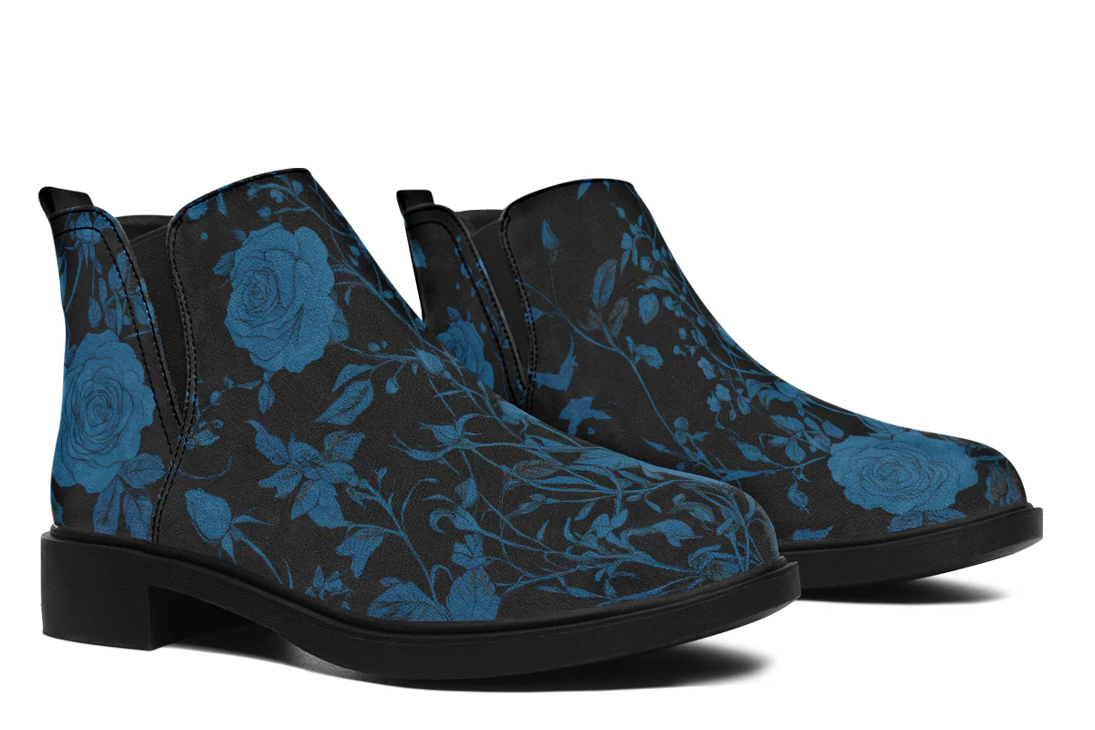 Midnight Rose Romance Chelsea Boots - Image 8