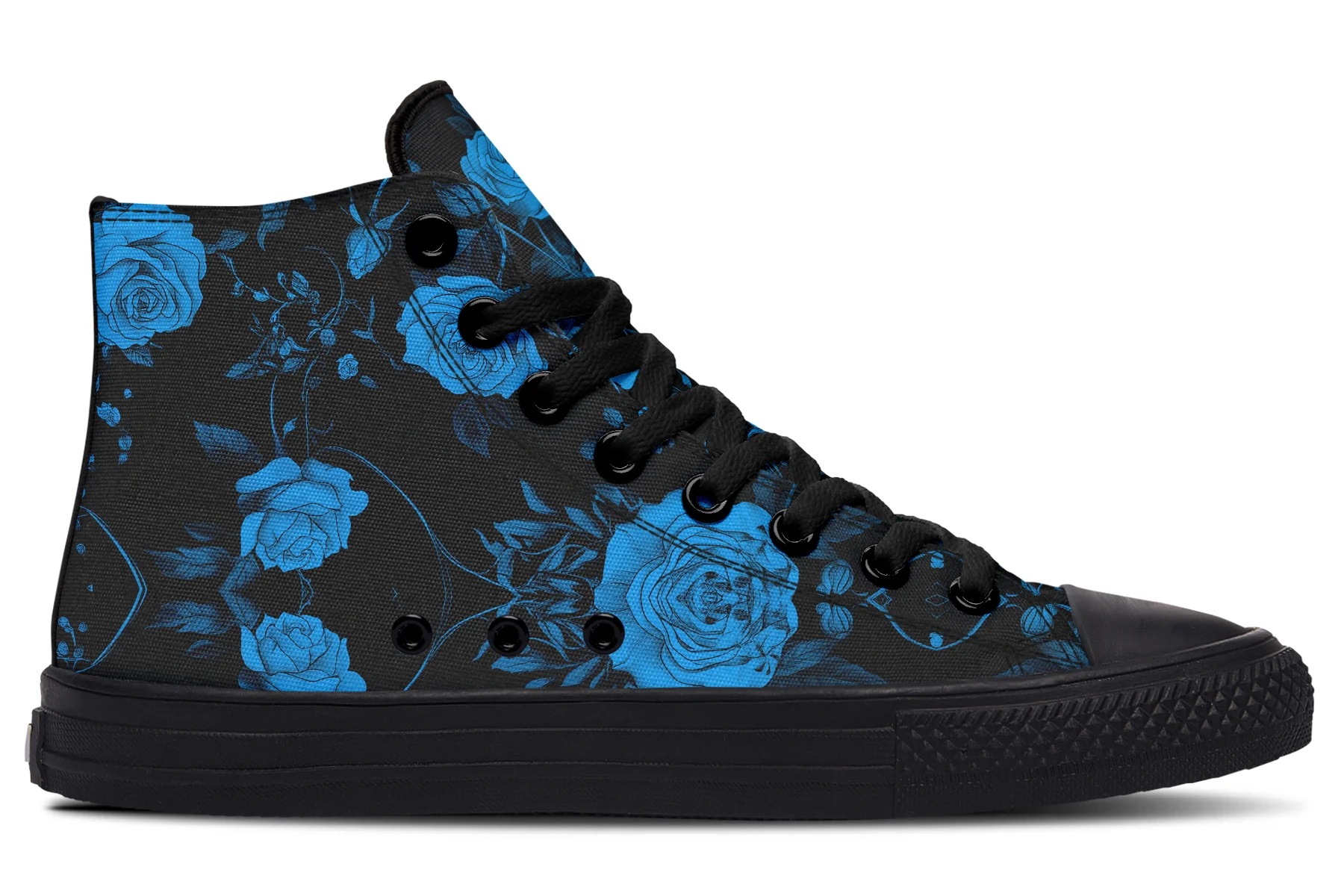 Midnight Rose Romance High Tops - Image 3