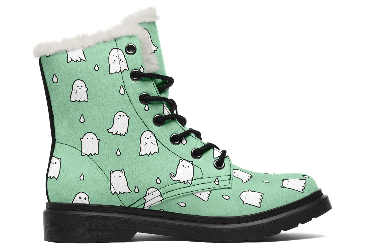 Mint Ghost Party Winter Boots - Image 2