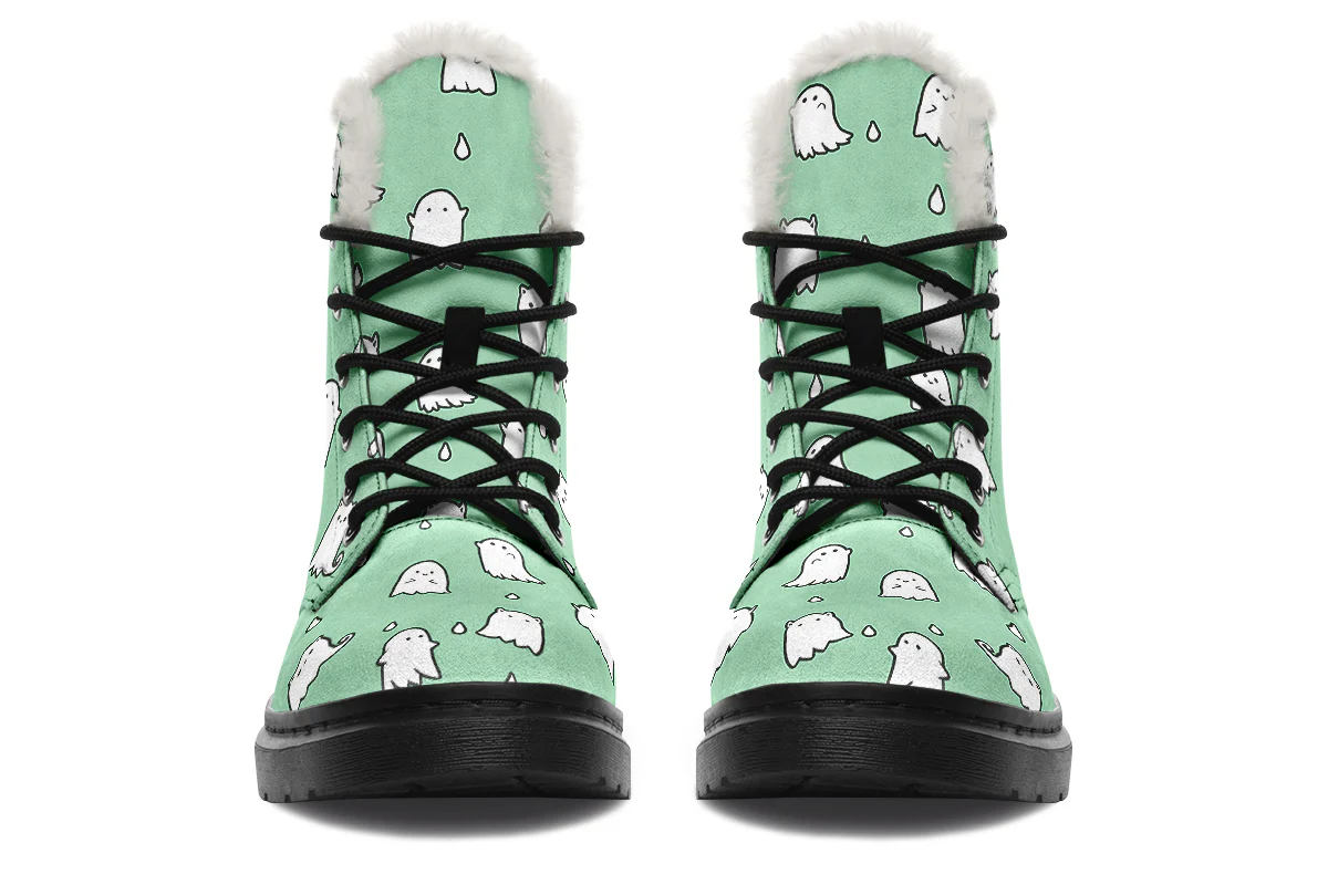 Mint Ghost Party Winter Boots - Image 3