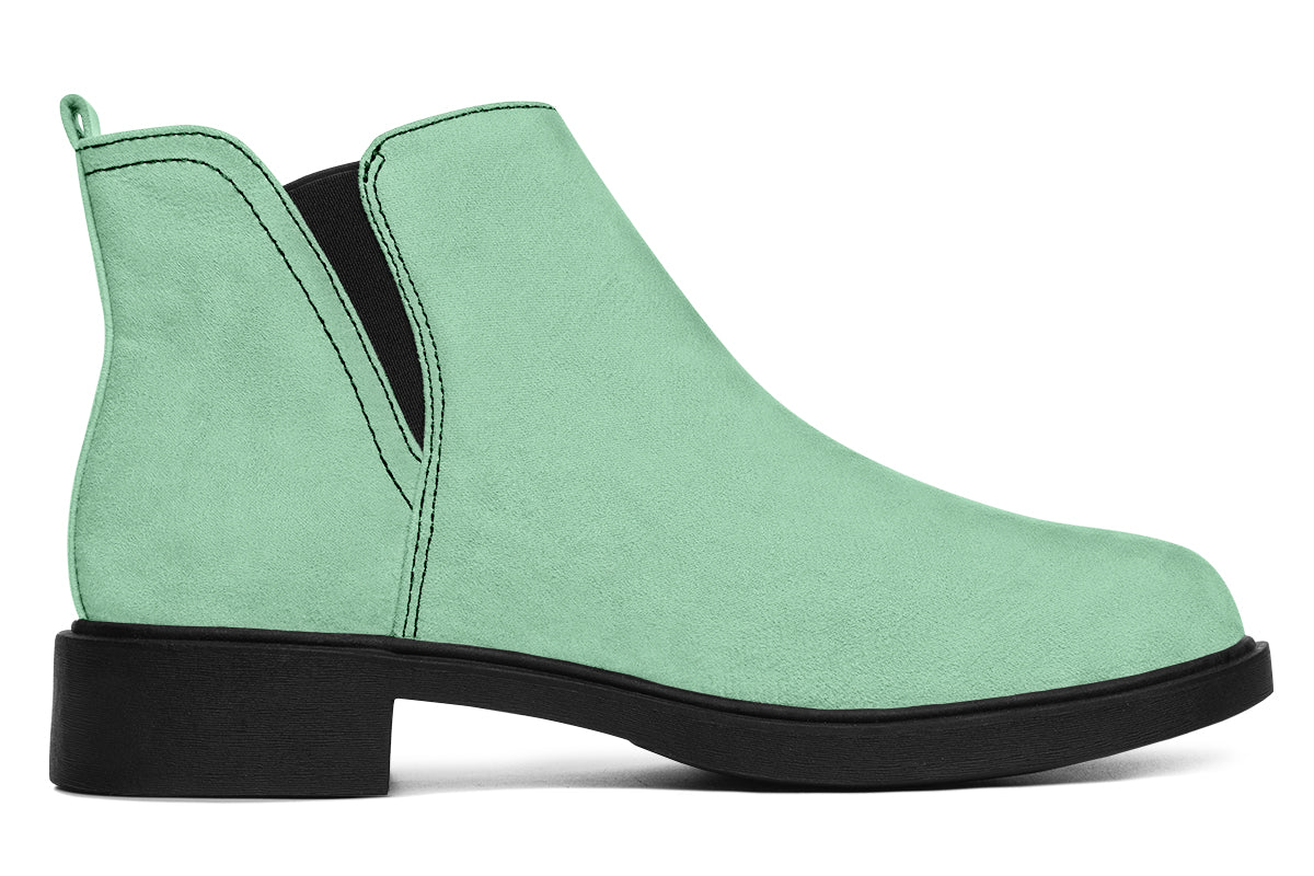 Mint Green Chelsea Boots - Image 3