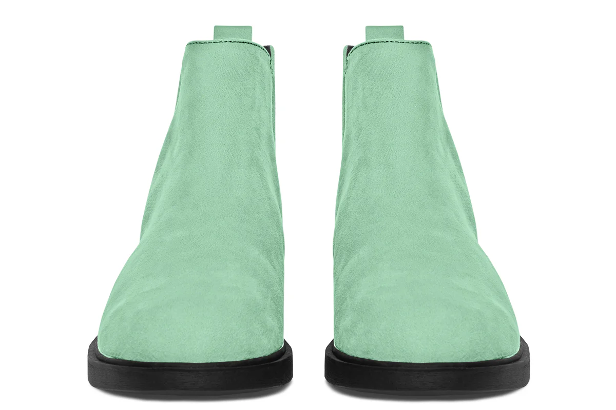 Mint Green Chelsea Boots - Image 4