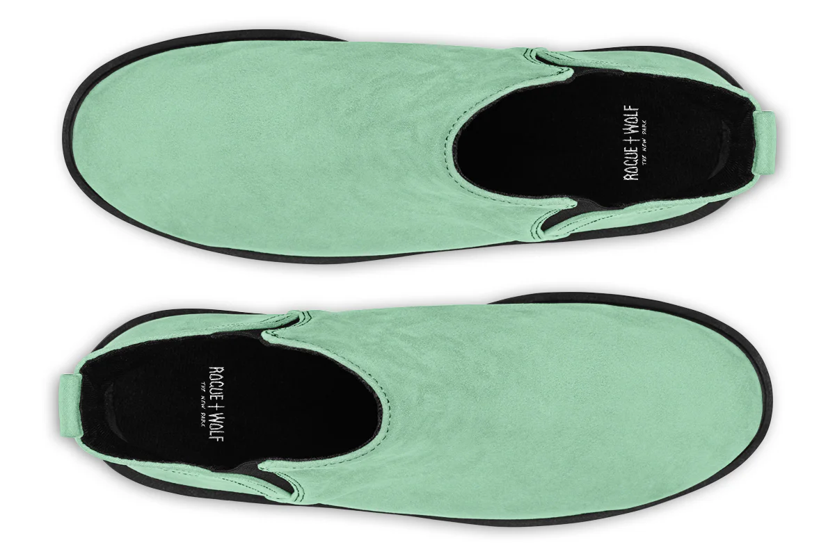Mint Green Chelsea Boots - Image 6