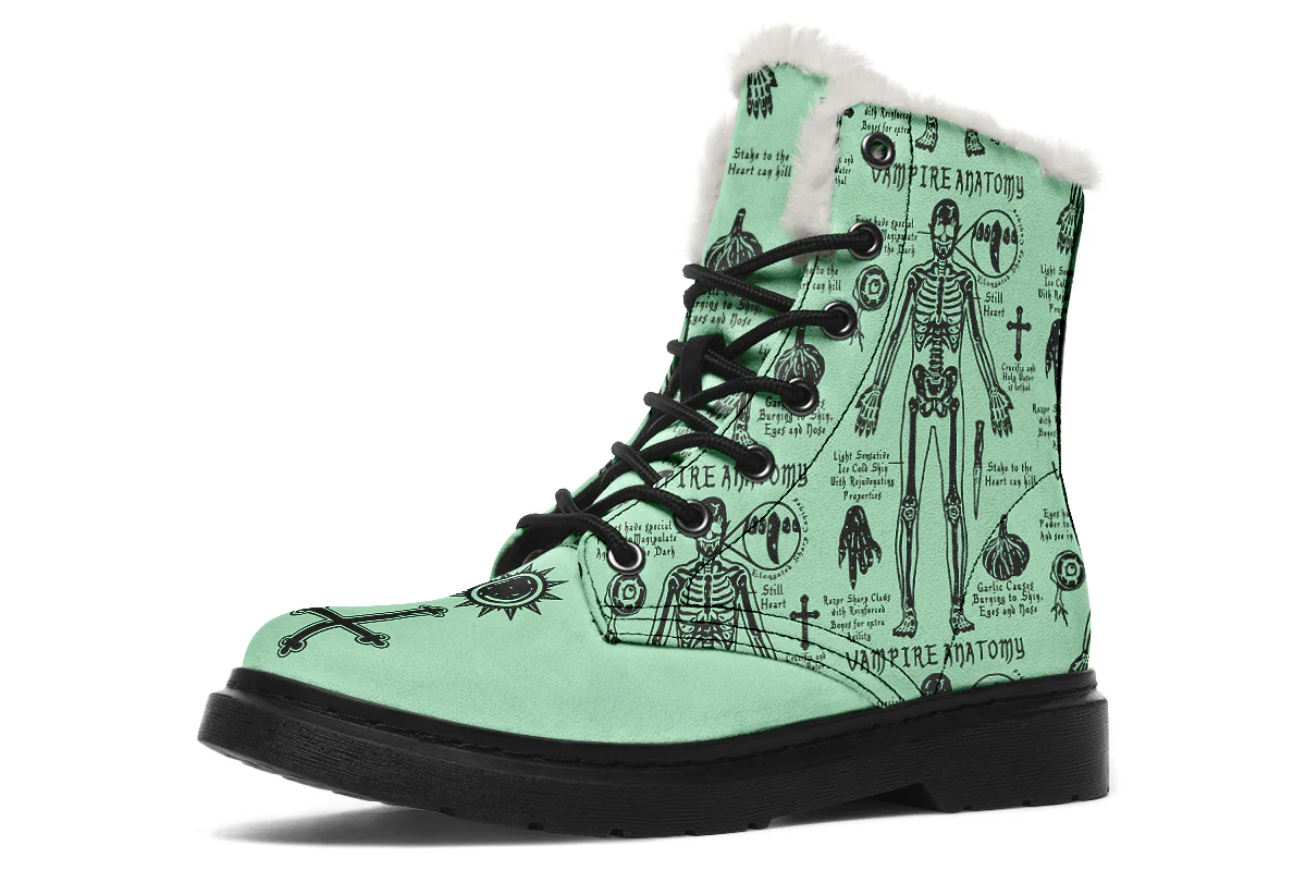 Mint Vampire Study Winter Boots