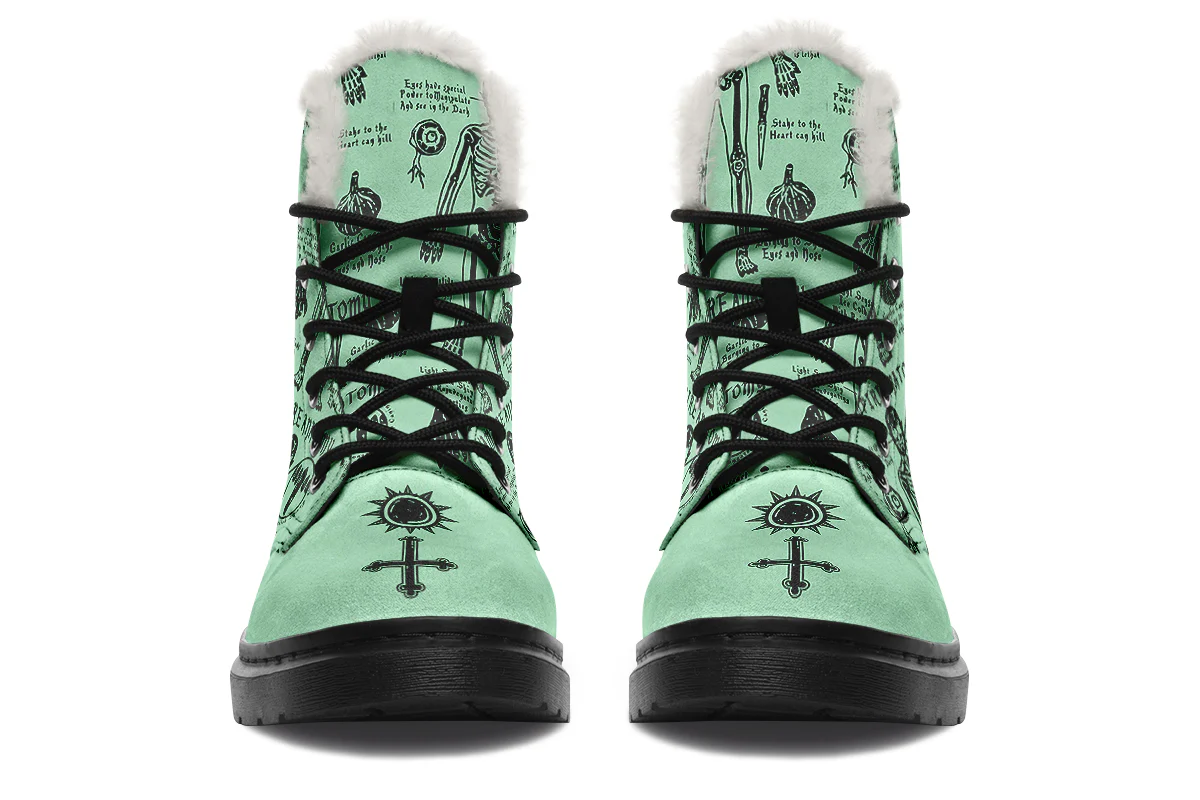 Mint Vampire Study Winter Boots - Image 3