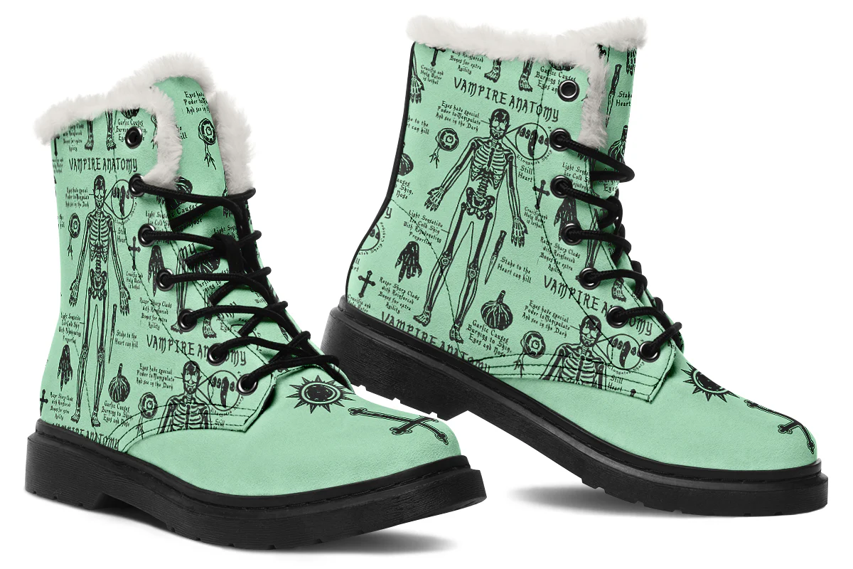 Mint Vampire Study Winter Boots - Image 5