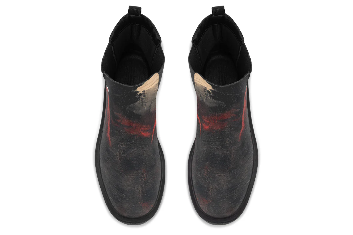 Molten Obsidian Platform Chelsea Boots - Image 8