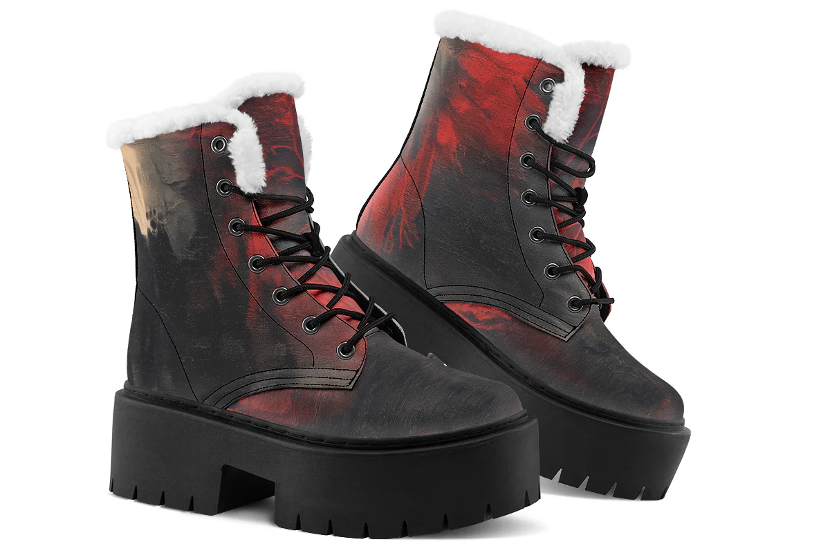 Molten Obsidian Platform Winter Boots - Image 5