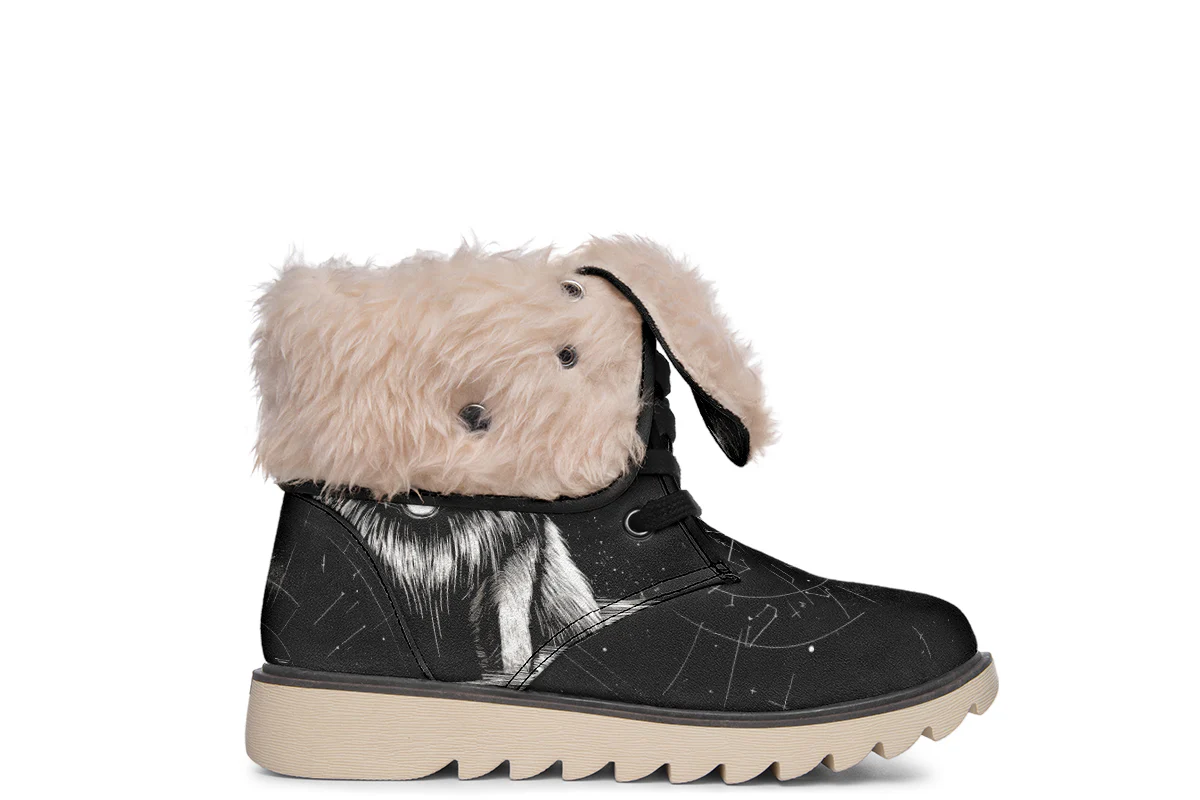Moonbound Wolf Fold Over Winter Boots - Image 10