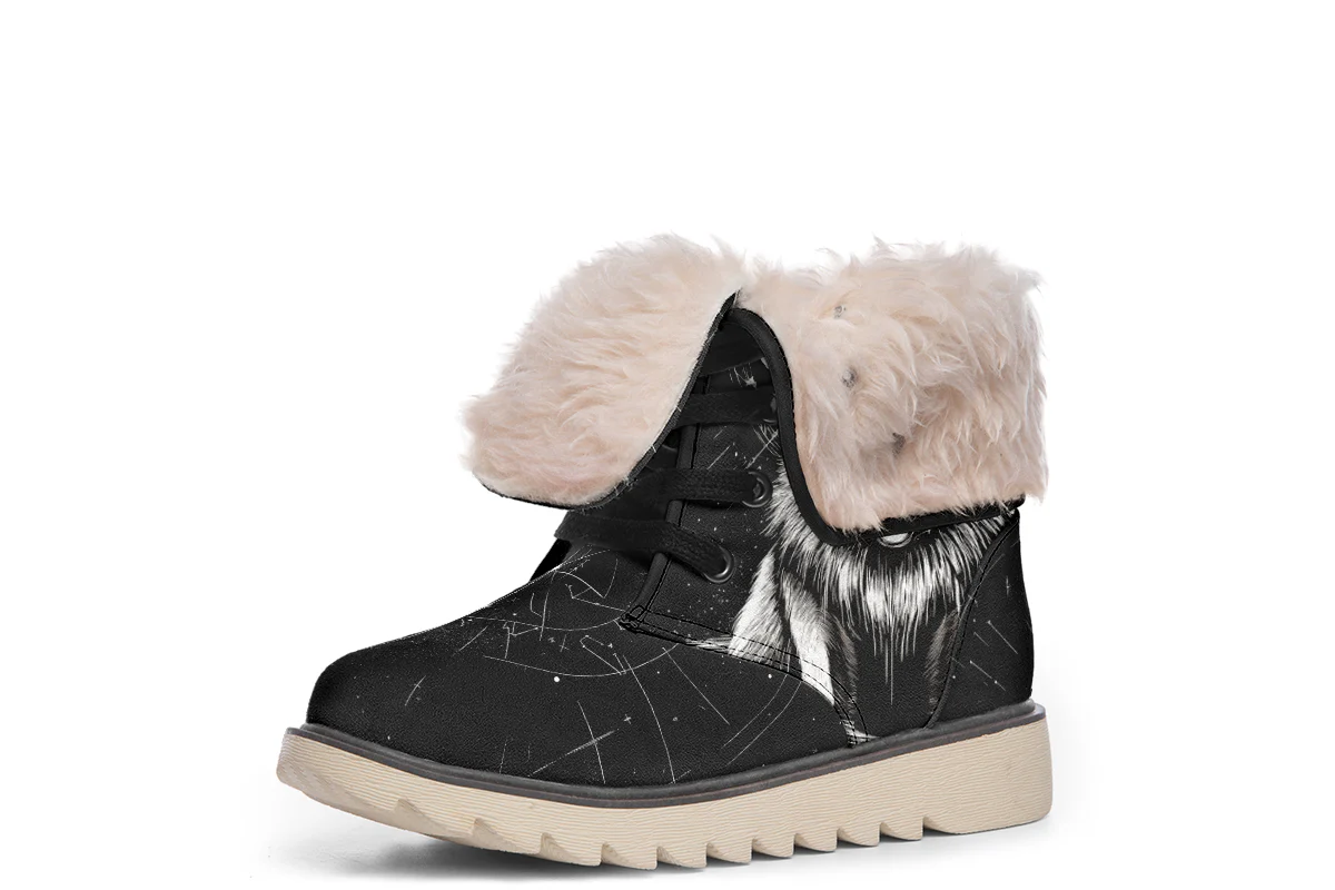 Moonbound Wolf Fold Over Winter Boots - Image 11