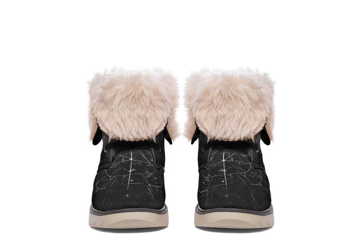 Moonbound Wolf Fold Over Winter Boots - Image 12