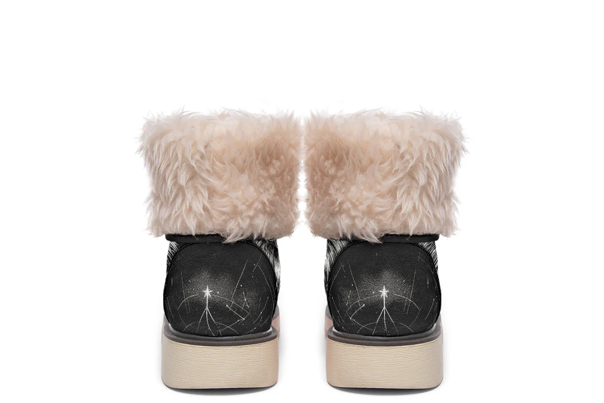 Moonbound Wolf Fold Over Winter Boots - Image 13