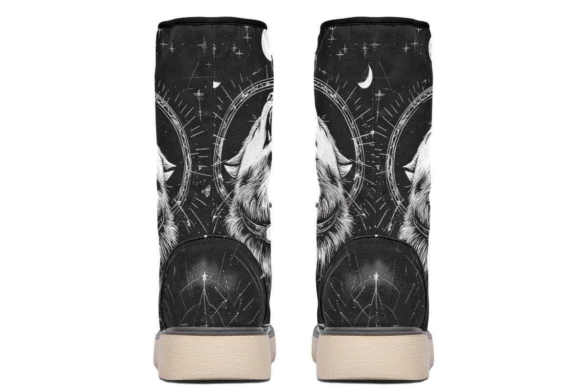 Moonbound Wolf Fold Over Winter Boots - Image 5