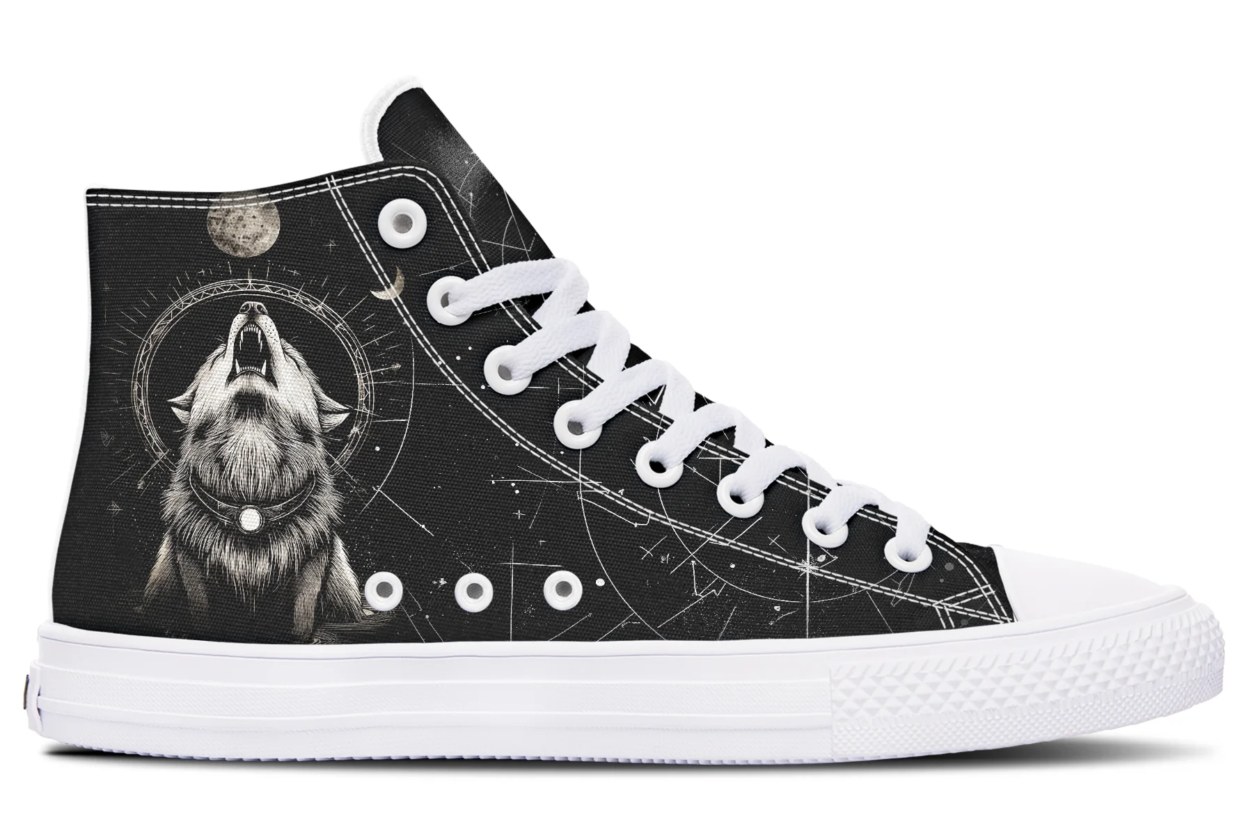 Moonbound Wolf High Tops - Image 12