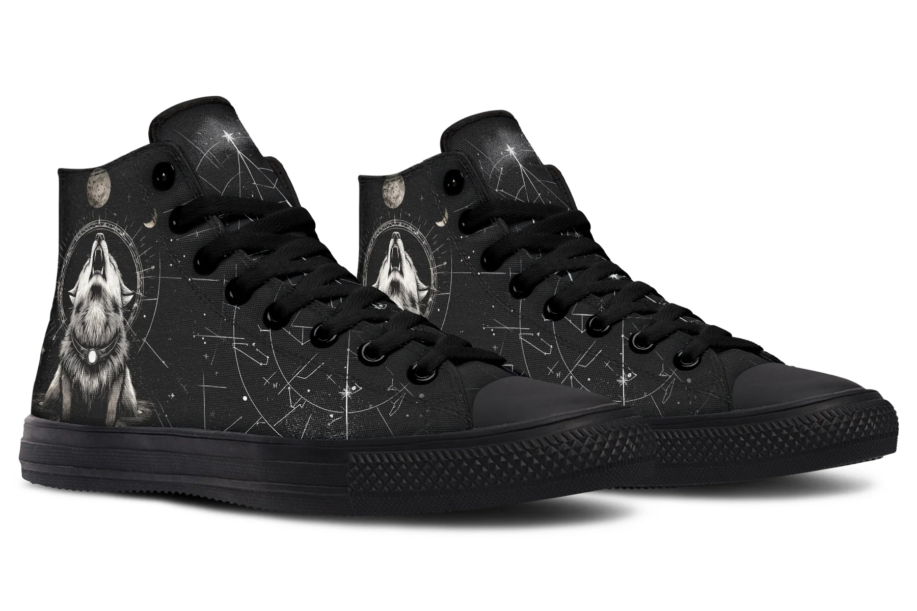 Moonbound Wolf High Tops - Image 4
