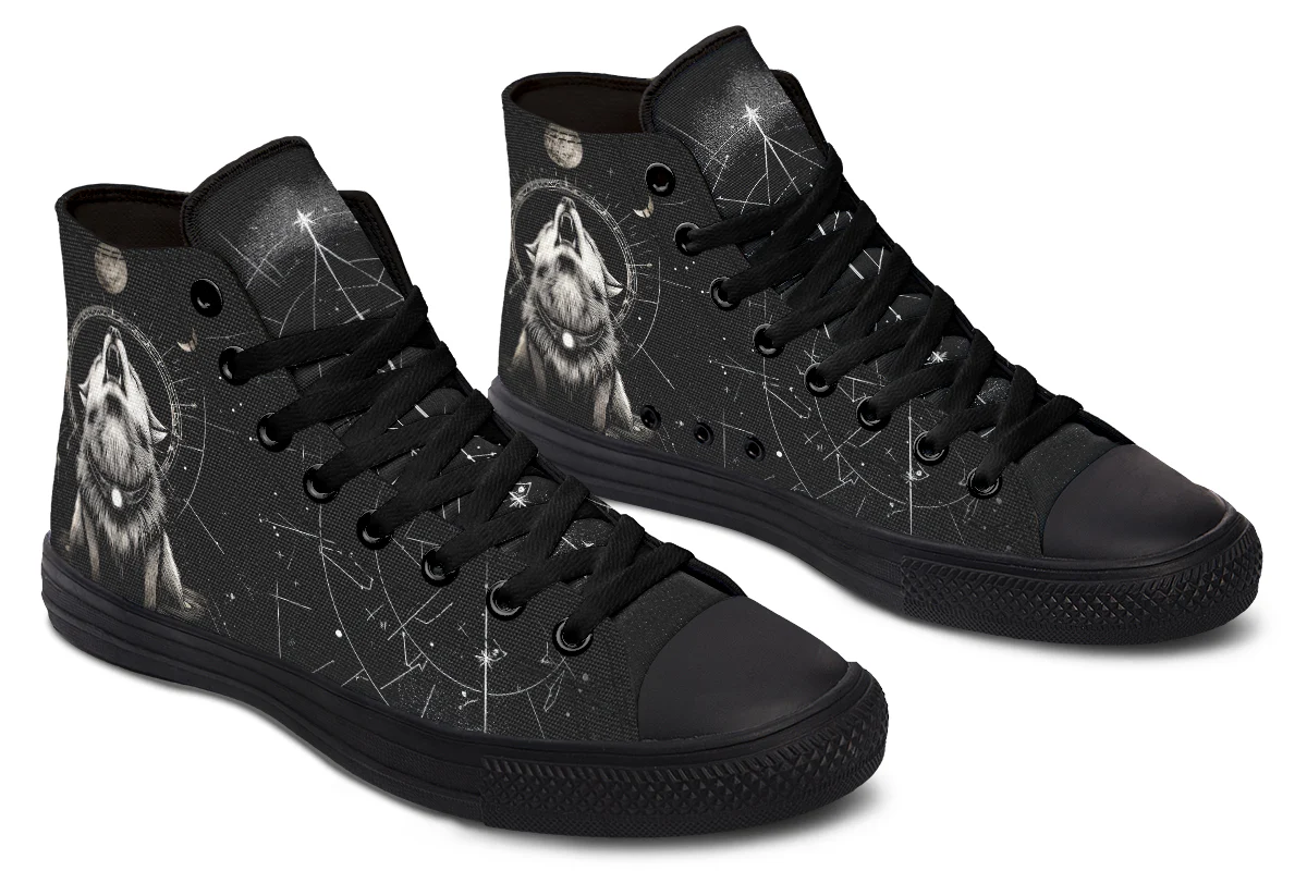 Moonbound Wolf High Tops - Image 5